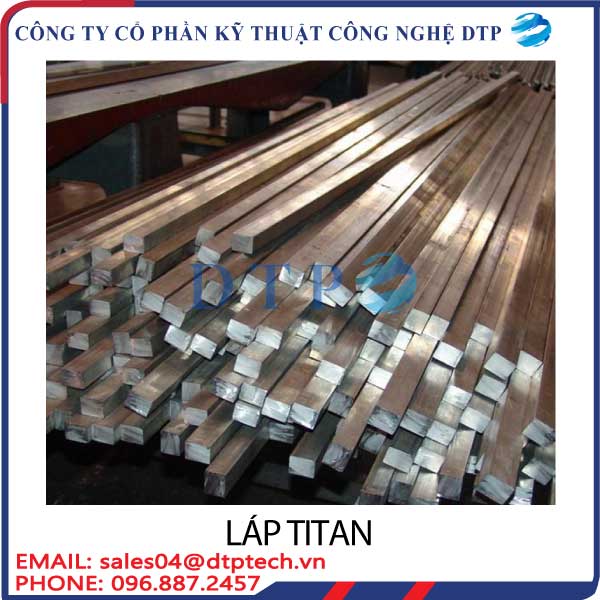 Thanh đặc vuông Titan, láp vuông Titan, láp đặc Titan - Titanium - Dtptech