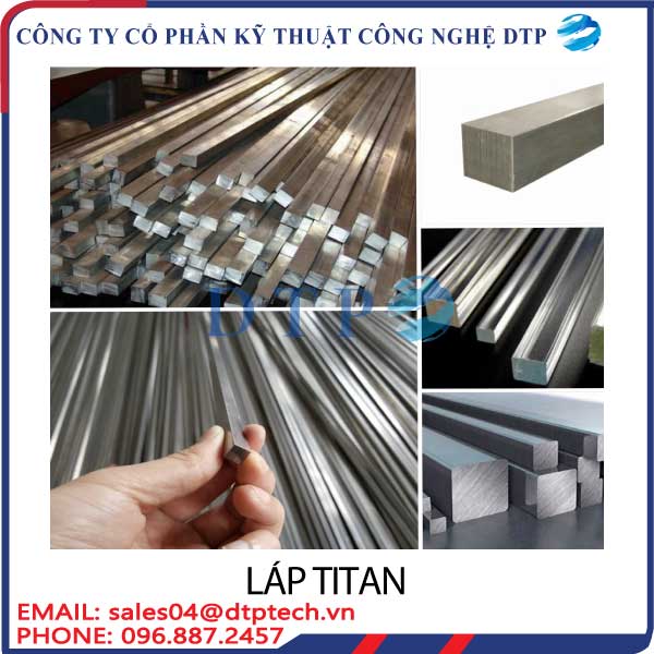 Thanh đặc vuông Titan, láp vuông Titan, láp đặc Titan - Titanium - Dtptech