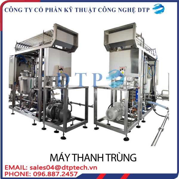 Thiết bị thanh trùng liên tục - Máy thanh trùng tự động bằng Titan - Dtptech