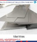 Tấm titanium grade 5