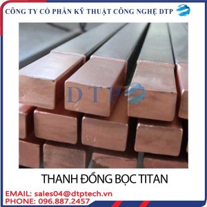 Titanium Clad Copper Bar đồng bọc titan