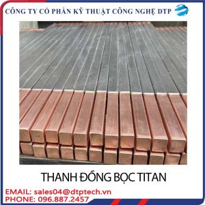 Thanh đồng bọc titanium