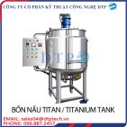 Bồn khuấy gia nhiệt titan