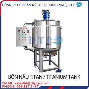 Bồn khuấy gia nhiệt titan