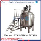 Bồn khuấy gia vị thực phậm titan chống ăn mòn