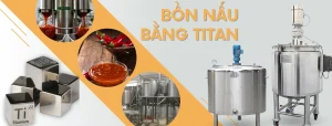 Bồn nấu gia nhiệt bằng titan chống ăn mòn