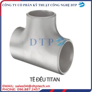 Tê đều titanium phụ kiện đường ống