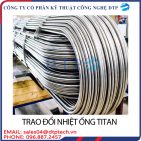 Gia công trao đổi nhiệt ống chữ U