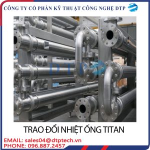 Thiết bị trao đổi nhiệt ống lồng ống titanium