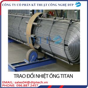 Trao đổi nhiệt ống chữ U titan