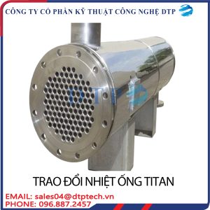 Trao đổi nhiệt ống cố định titan