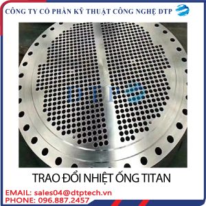 Trao đổi nhiệt ống cố định titanium