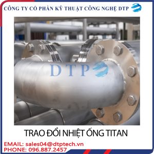 Bộ Trao đổi nhiệt ống lồng ống bằng titan