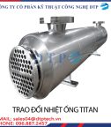 Trao đổi nhiệt tấm ống kép titan