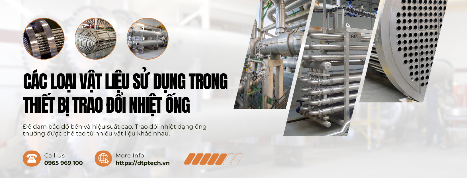 Các Loại Vật Liệu Sử Dụng Trong Thiết Bị Trao Đổi Nhiệt Ống