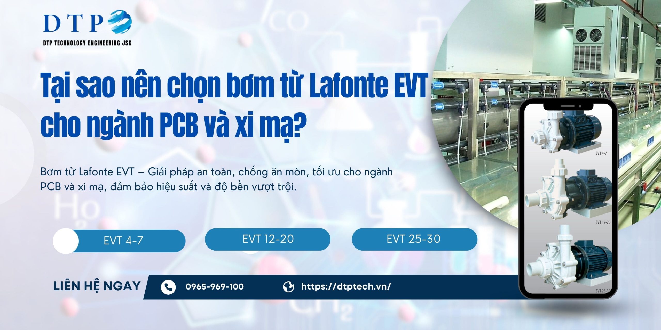 Tại sao nên chọn bơm từ Lafonte EVT