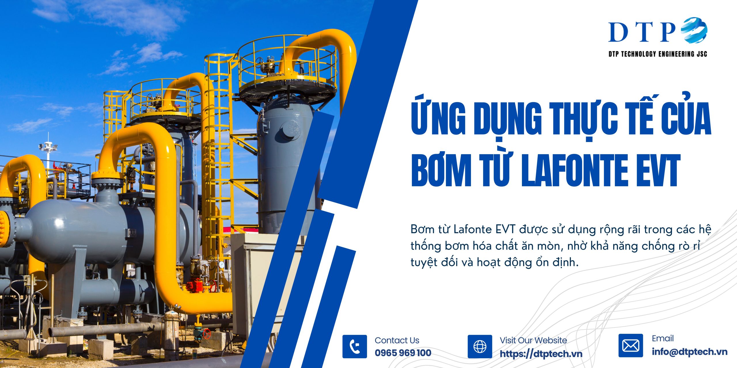 Ứng dụng thực tế của bơm từ Lafonte EVT 