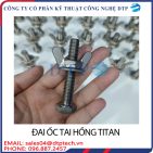 Đai ốc tai hồng titan