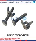 Đai ốc tai thỏ titan