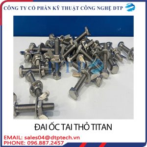 Đai ốc tai thỏ titanium