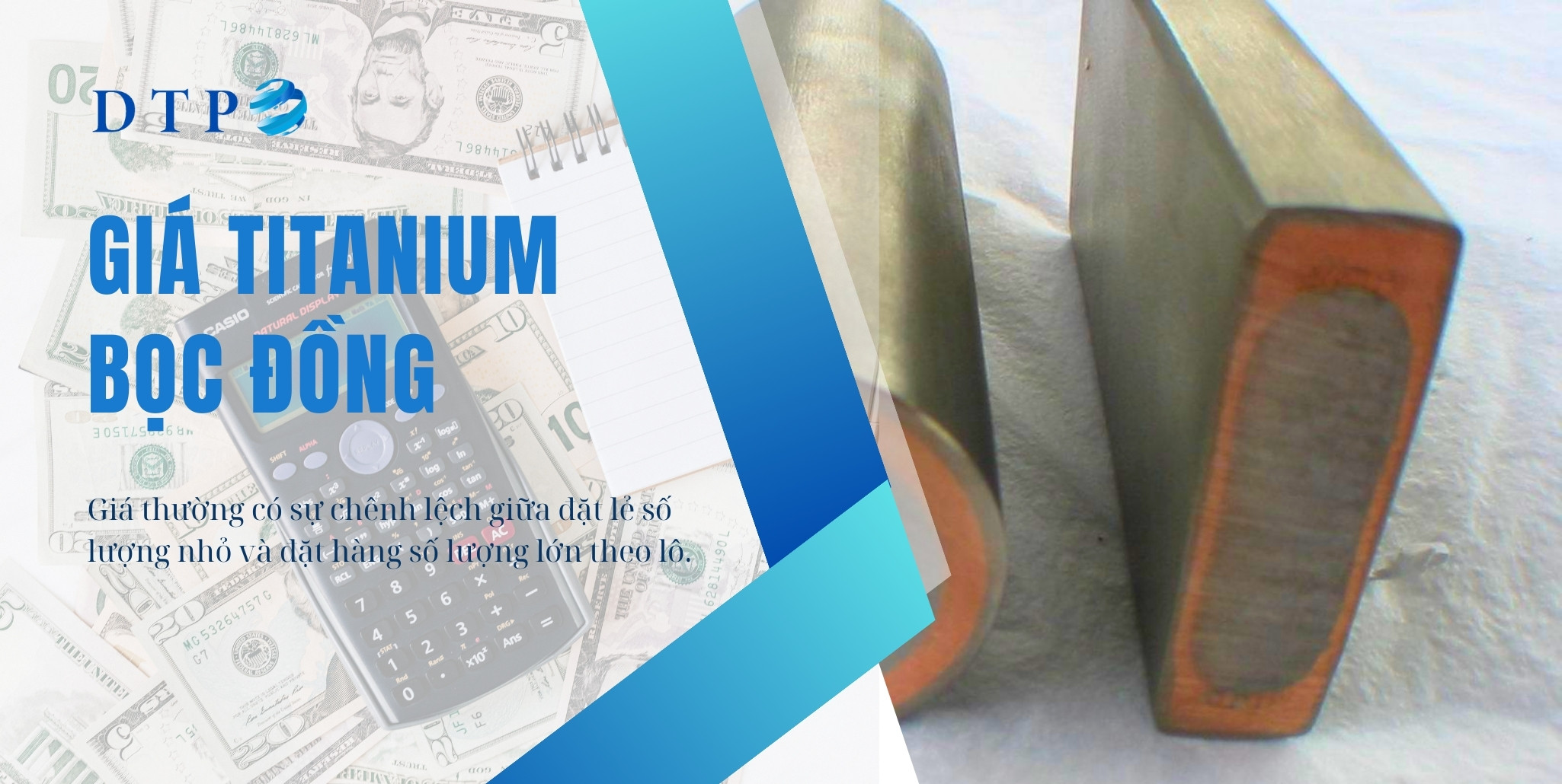 Giá của titanium bọc đồng