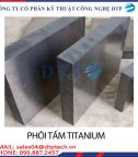 Tấm phôi đặc titanium