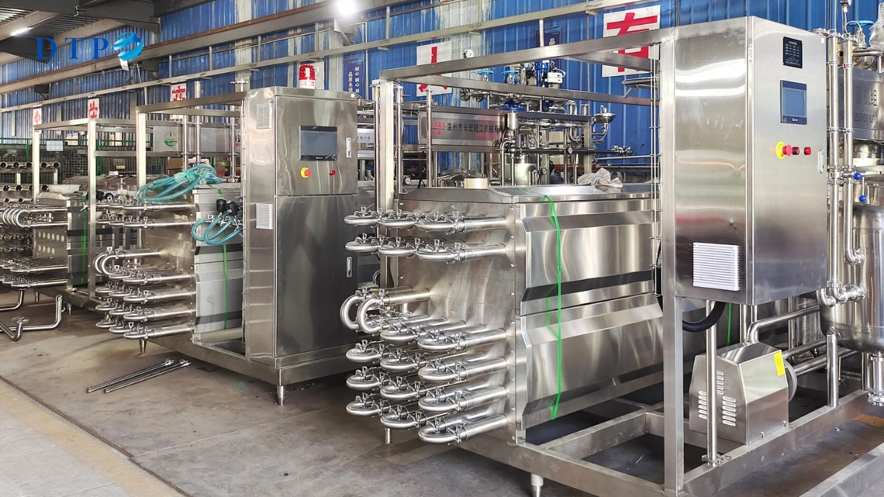 Làm lạnh sữa bằng hệ thống chiller kết hợp bồn bảo ôn