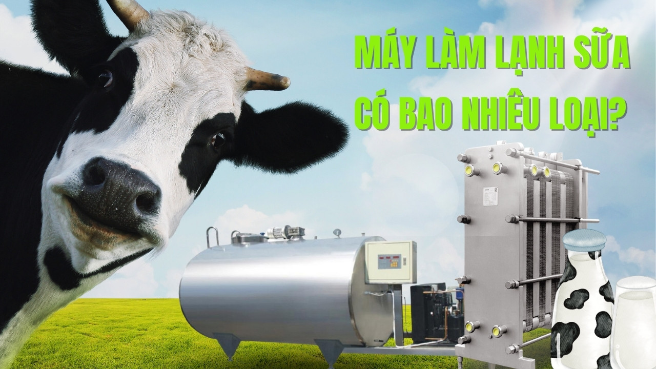 Thiết bị làm lạnh sữa có bao nhiêu loại