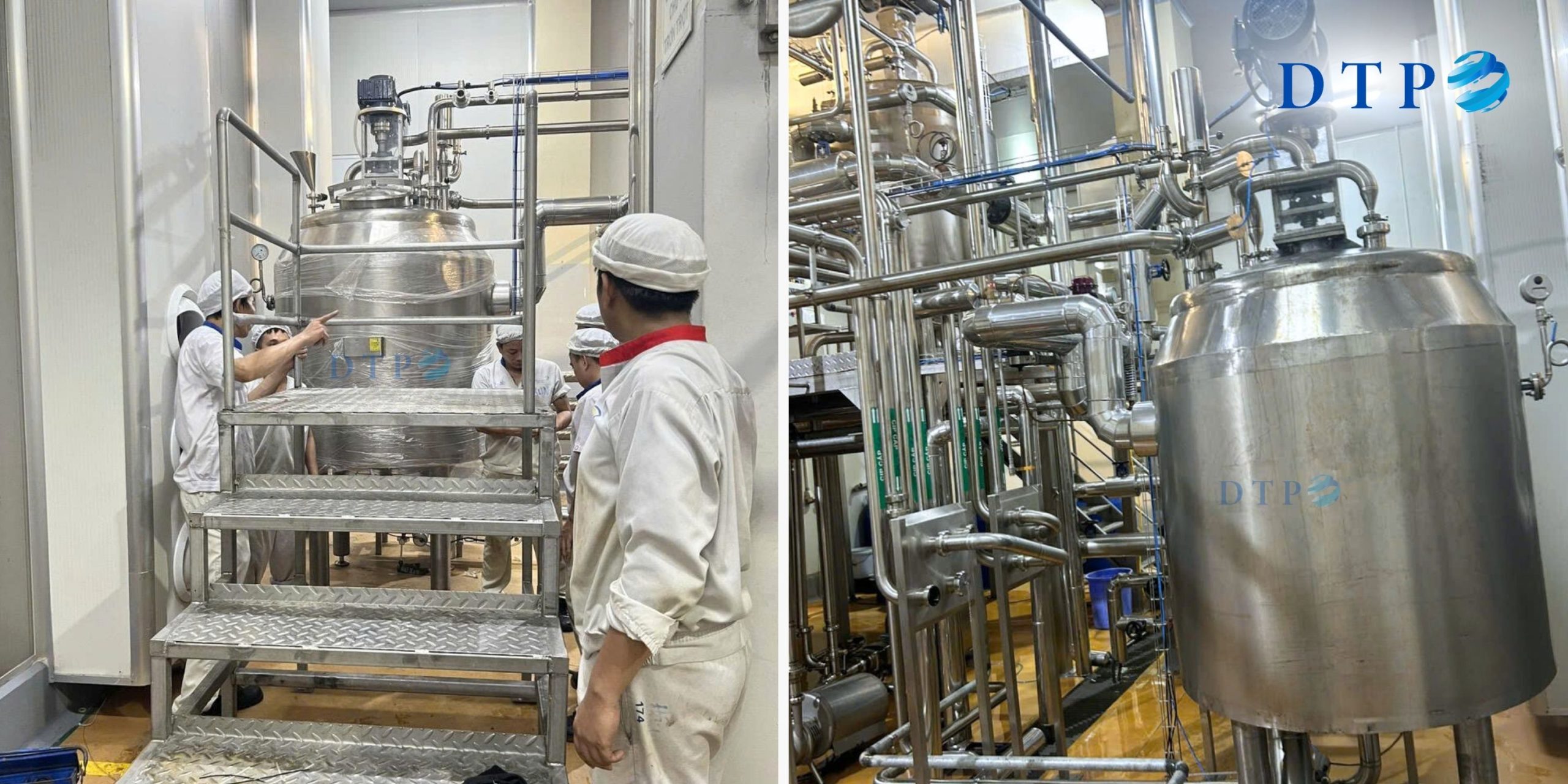 Bồn nấu tương ớt bằng titan