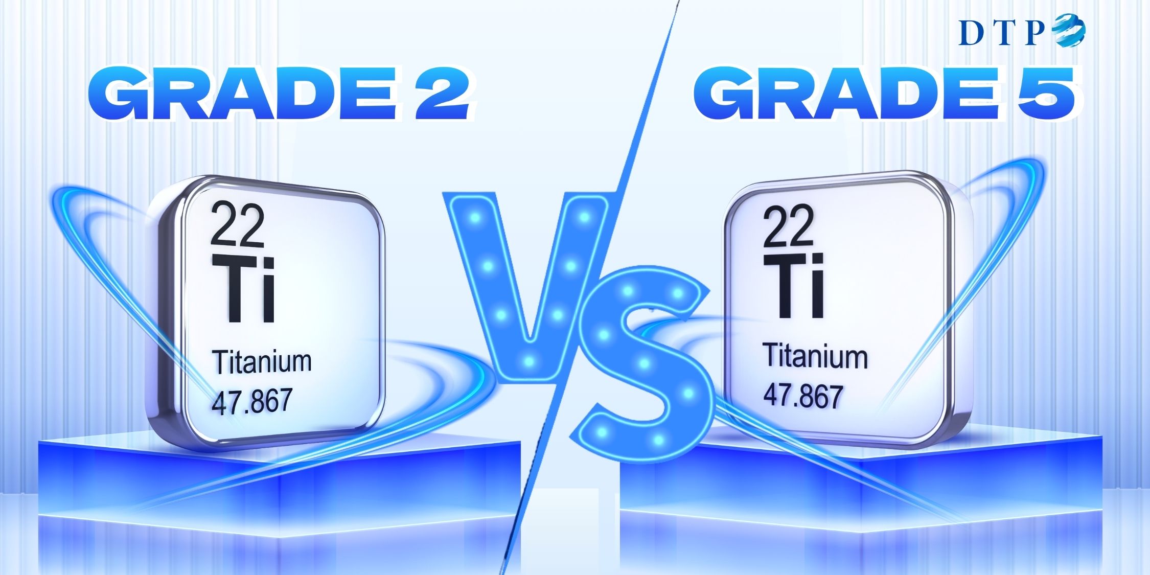Phân biệt titanium grade 2 và titanium grade 5
